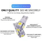 5 Led Parking Light Unviversal Fitting T10 holder 2 pcs - Image 6