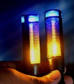 Motorcycle Set of 4 Pcs LED Turn Signals with Running Lights Highlighting Versatility