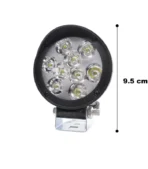 Powerful Oval 9-LED Fog Lights for Bikes & Cars | Durable ABS Plastic Body - Image 3