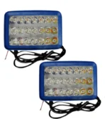 21 LED Dual Color Fog Lights for Bike & Car | Yellow & White Light | Pichku.com - Image 6