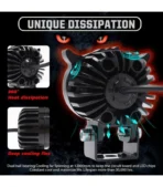 Mini Drive Owl LED Fog Light Projector Bar - 9000LM, 50,000Hr Lifespan, for Cars, Bikes, Scooters - Image 6