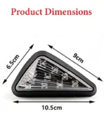 Triangle LED Indicators for Bikes & Cars | Amber Lights - Image 5