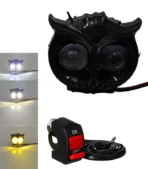 Dual Tone Owl LED Fog Lights: Enhanced Visibility for Bikes, Cars, Thar & Jeep - Image 2