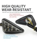 Triangle LED Indicators for Bikes & Cars | Amber Lights - Image 3